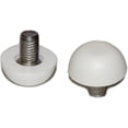 thumbnail image 2 of 8mm x 1/2" Long Thread Stud Adjustable Glides for Patio Furniture White 16 Pcs, 2 of 3