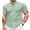 Light Green, variant on Mens Casual Dress Shirt Short Sleeve Button Up Shirts No Collar Collarless Dress Shirts Summer Fitted Shirts