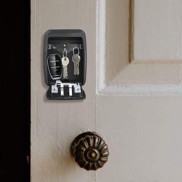 Hytrove Combination Lock Box Key Lock Box Silver 1Set
