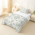 thumbnail image 2 of jejeloiu Calm Aztec Twin Comforter Sets,Soft Tribal Bedding Set For Boys,Sage Beige,Reversible,2 Pieces,1 Comforter and 1 Pillowcase, 2 of 7