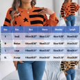 thumbnail image 3 of Fall Womens Sweaters Classic Argyle Striped Knitted Pullover Casual Long Sleeve Crew Neck Vintage Preppy Style Sweater, 3 of 6