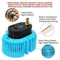 thumbnail image 4 of EDOU DIRECT Heavy-Duty Submersible Pool Cover Pump - 850 GPH Max Flow - 75 W - Includes 16' Hose, 2 Adapters, 4 of 6