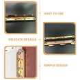 thumbnail image 6 of 4Pcs Bed Rail Fasteners Metal Bed Frame Rail Brackets Bed Rail Hinge Accessories, 6 of 6