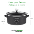 thumbnail image 2 of Olla de Cocción Lenta Hamilton Beach Electrica 3 Niveles Ajustables 6 Qt, 2 of 7