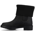 thumbnail image 2 of Journee Womens Isabeau Round Toe Block Heel Casual Comfort Chelsea Boots, Widths Available, 2 of 9