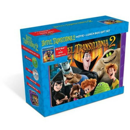 Hotel Transylvania 2 (Blu-ray + DVD) (Includes Lunch Box Gift Set) (Walmart Exclusive)