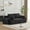 Black + Corduroy + 2 Seat, variant on SOULART 84.25" Cloud Couch, Black Modern Modular Loveseat Sofa with Memory Foam & Corduroy Fabric, Pet-Friendly, No Assembly Required
