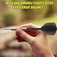 thumbnail image 4 of Manyache 6Pcs Dart Tail Professional Precise Flying Indoor Outdoor 2Ba 4Ba Transparent Plastic Integrated Dart Shaft Flight Dart Replacement Accessories, 4 of 8