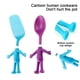 thumbnail image 3 of Los utensilios de cocina formados humanos fijaron 2 pedazos con la manija cómoda del apretón, lavavajillas fáciles de limpiar, 3 of 5