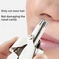 thumbnail image 6 of Stainless Steel Nose Hair Trimmer With Safety Guard Washable And Portable For Men, 6 of 8