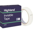 thumbnail image 2 of Highland 3/4"w Matte-finish Invisible Tape - 72 Yd Length X 0.75" Width - 3" Core - 12 / Pack - Matte Clear, 2 of 3