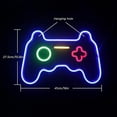 thumbnail image 4 of 1pc Game Controller Shape LED Neon Light USB Powered for Bedroom Bar Internet Cafe Hotel Game Room Gift Party Festive Decoration, 4 of 4