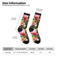 thumbnail image 4 of Goofa Cute Pigs Sunflower Printed Men's Crew Socks, Soft Durable Breathable Moisture-Wicking with Odor Control Cotton socks, 4 of 9