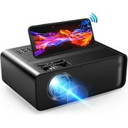Mini Projector, Xinteprid Wifi Movie Projector 7000L with Synchronize Smartphone Screen, Portable Video Projector for Phone 1080P HD Supported 200" Screen, Compatible with Android/iOS/HDMI/USB/SD/VGA