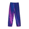 thumbnail image 5 of Daiia Neon Gradient Blue Men's Sleep Pant with Pockets and Drawstring,Pajama Pants-XX-Large, 5 of 9