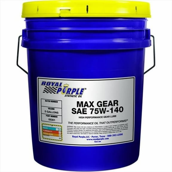 5301 Max Gear 75W-140 High Performance Synthetic Automotive Gear Oil