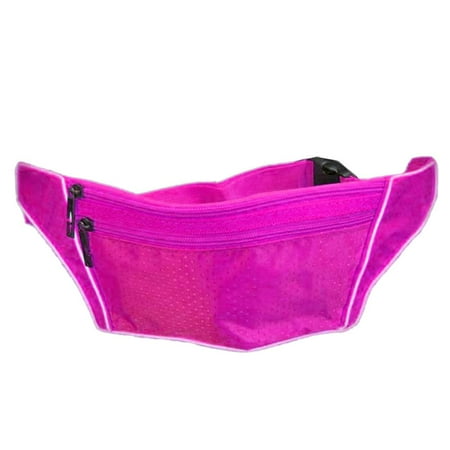 Pink El Pack Belly Bag With Easy Release Clip