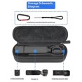 thumbnail image 3 of Type B BRDRC For DJI Osmo Pocket 3 Carrying Bag PU Leather Portable Storage Case, 3 of 5