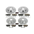 thumbnail image 3 of PowerStop Front and Rear Z23 Evolution Sport Carbon-Fiber Ceramic Brake Pad and Drilled & Slotted Rotor Kit Fits: HONDA Select Models K6491, 3 of 10