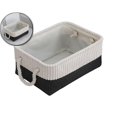 thumbnail image 1 of Foldable Fabric Storage Basket – Soft & Durable Cloth Organizer for Clothes, Toys & Home Essentials – with Handles, 1 of 6