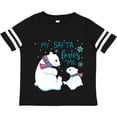 thumbnail image 3 of Inktastic My Safta Loves Me- Cute Polar Bears Boys or Girls Toddler T-Shirt, 3 of 5