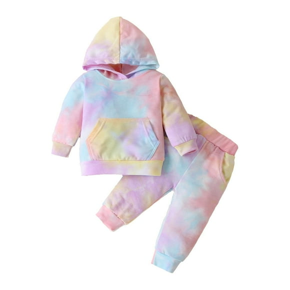 Girl/Boy Fashionable Tie-dye Casual Hoodie sweats outfit