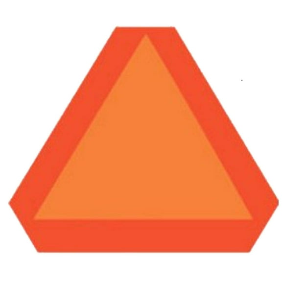 Triad Products 14 X 16 Inch Self-Adhesive Vinyl Slow Moving Vehicle Decal