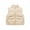 Beige, variant on Girls Puffy Vest Sleeveless Jacket Lightweight Outerwear Vests Kids Winter Vest Girls Clothing Size . 7-8Years
