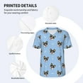 thumbnail image 3 of KLL Corgi Dog for Men's Baseball Shirts,Short Sleeve Casual Shirts Button Down Shirt for Men Beach Summer Wedding Shirt-Large, 3 of 7
