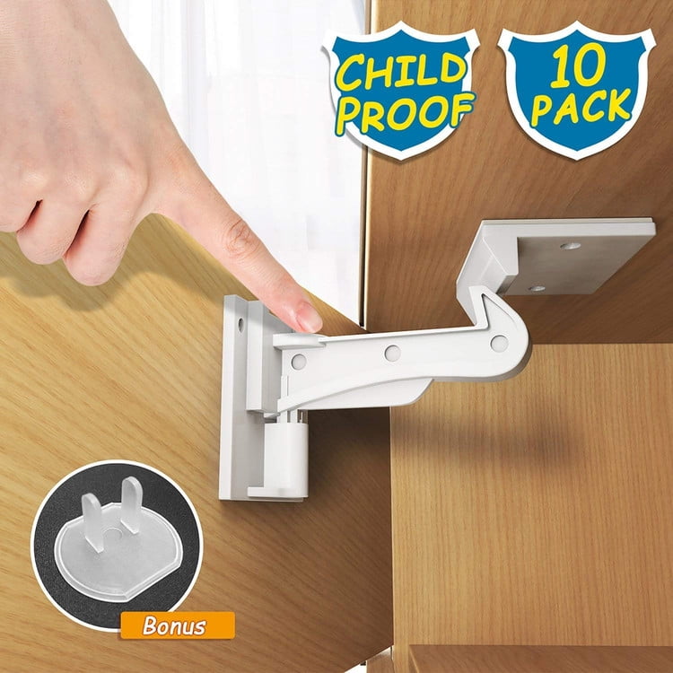 Child Safety Cabinet Locks Ablegrid Newest Version Heavy Duty