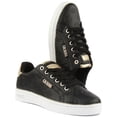 thumbnail image 5 of Guess Beckie Women's Low Top Lace Up Synthetic Sneakers In Black Size 6.5, 5 of 6