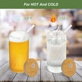 thumbnail image 7 of AYAOQIANG 8pcs Glass Cups with Bamboo Lids and Glass Straws, 16oz Drinking Glasses Can Shaped Glass Cups, Beer Glasses, Iced Coffee Glasses with 2 Cleaning Brushes, 7 of 7