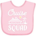 thumbnail image 3 of Inktastic Cruise Squad with Vector Cruise Ship and Palm Trees Boys or Girls Baby Bib, 3 of 4