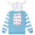 thumbnail image 2 of Hello Kitty Big Girls' Hooded Ears Fleece Zip-Up Hoodie Cinnamoroll Blue, 2 of 6