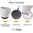 thumbnail image 4 of Nextmug - Temperature-Controlled, Self-Heating Coffee Mug (Ivory - 14 oz.), 4 of 9