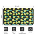 thumbnail image 5 of Yellow Lemon Fruit Slices Black Pattern Door Rugs,Washable Non Slip Door Mats Indoor,Decorative Door Mats,Entry Mat Indoor for Entrance,Bedroom,Kitchen,Bathroom,30"x17", 5 of 6