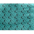 thumbnail image 4 of oneOone Georgette Viscose Aqua Blue Fabric Tree & Bear Cartoon Craft Projects Decor Fabric Printed By The Yard 42 Inch Wide, 4 of 4