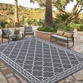 thumbnail image 2 of Alfombra de exterior Garvee 274 x 365 cm impermeable y plegable gris, 2 of 9