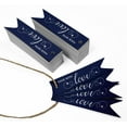 thumbnail image 3 of Inkdotpot Real Silver Foil Made With Love Text Tags Favor Hang Paper Tags 50 Pieces, 3 of 6