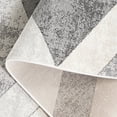 thumbnail image 5 of SAFAVIEH Phoenix Kaelea Geometric Area Rug, Light Grey/Beige Charcoal, 8' x 10', 5 of 7