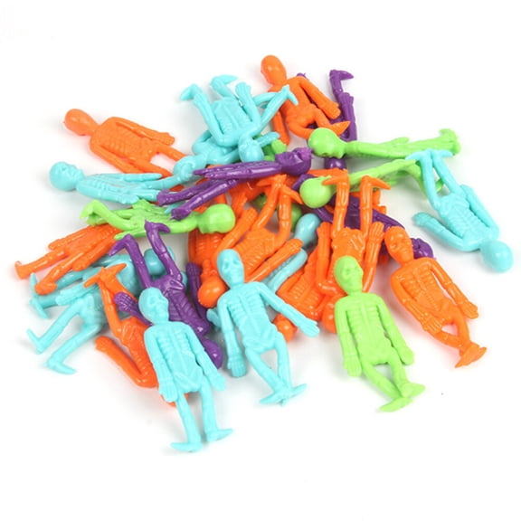 SKISUNO Set of 20 Flexible Human Shaped Decompression Toys Made with for Travel and Entertainment Fun