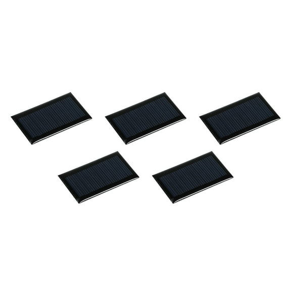 Mini Solar Panel Cell 5V 45mA 0.225W 53mm x 30mm for DIY Project Pack of 5