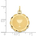 thumbnail image 3 of Finest Gold 14K Yellow Gold First Holy Communion Disc Charm, 3 of 4