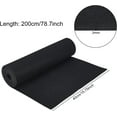 thumbnail image 2 of 78.7x15.7inch Felt Fabric Roll Black Craft Felt Fabric Sheets Nonwoven Felt Roll for Sewing Crafting Deocoration(3mm Thick) 1roll, 2 of 7
