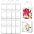 thumbnail image 1 of Bolsas de Regalo Grandes de PVC Transparente con Asa, 20 Piezas Reutilizables Bolsitas de Dulces de Plástico para Boda Recuerdos, Fiestas, Cumpleaños, 1 of 4