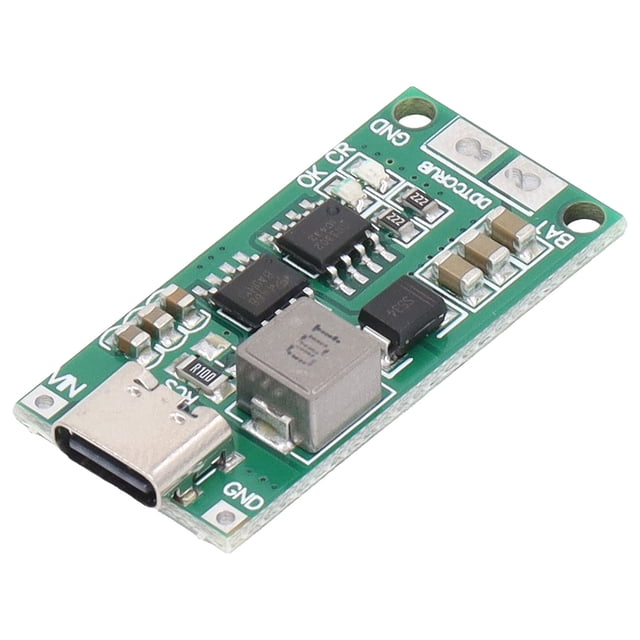 Módulo de Placa PCB, Tipo C A 16,8 V CC 3 A 6 V Módulo de Cargador de Batería de Litio Green Boost para Todos los Dispositivos Tipo C
