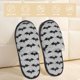 thumbnail image 2 of Balery Bat Pantuflas de Casa de Felpa Silenciosas con Diseño Estampado, Zapatillas Cómodas Antideslizantes de Algodón para Interior-Large, 2 of 8