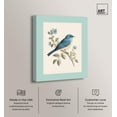 thumbnail image 2 of Little Blue Bird Canvas Print Botanical Art by Art Remedy, Gallery Wrapped, 30 x 36, 2 of 6