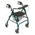 thumbnail image 2 of Graham Field Lumex Walkabout Lite Rollator with Seat & 6 Inch Wheels, Teal, 2 of 5