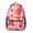 Geometric Circle Pink, variant on Geometric Triangle Green Pattern Backpack for School, Cute School Bag with Adjustable Shoulder Straps and Padded Back, 15.3"x11"x6.7"
